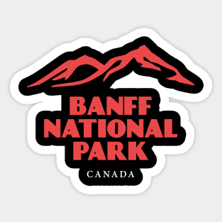 Banff National Park - Alberta Canada Sticker